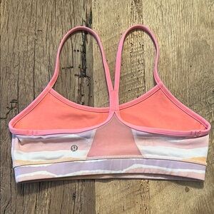 lululemon athletica Coral and Pastel Sports Bra